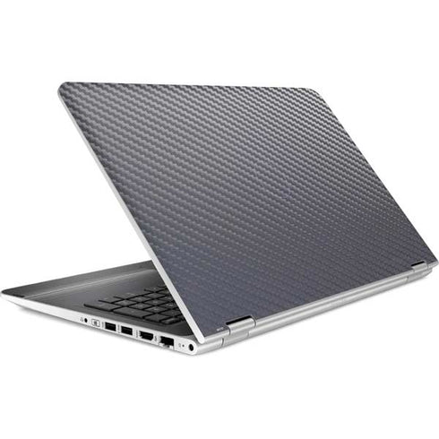 Silver Carbon Fiber Specialty Texture Material HP Pavilion Skin
